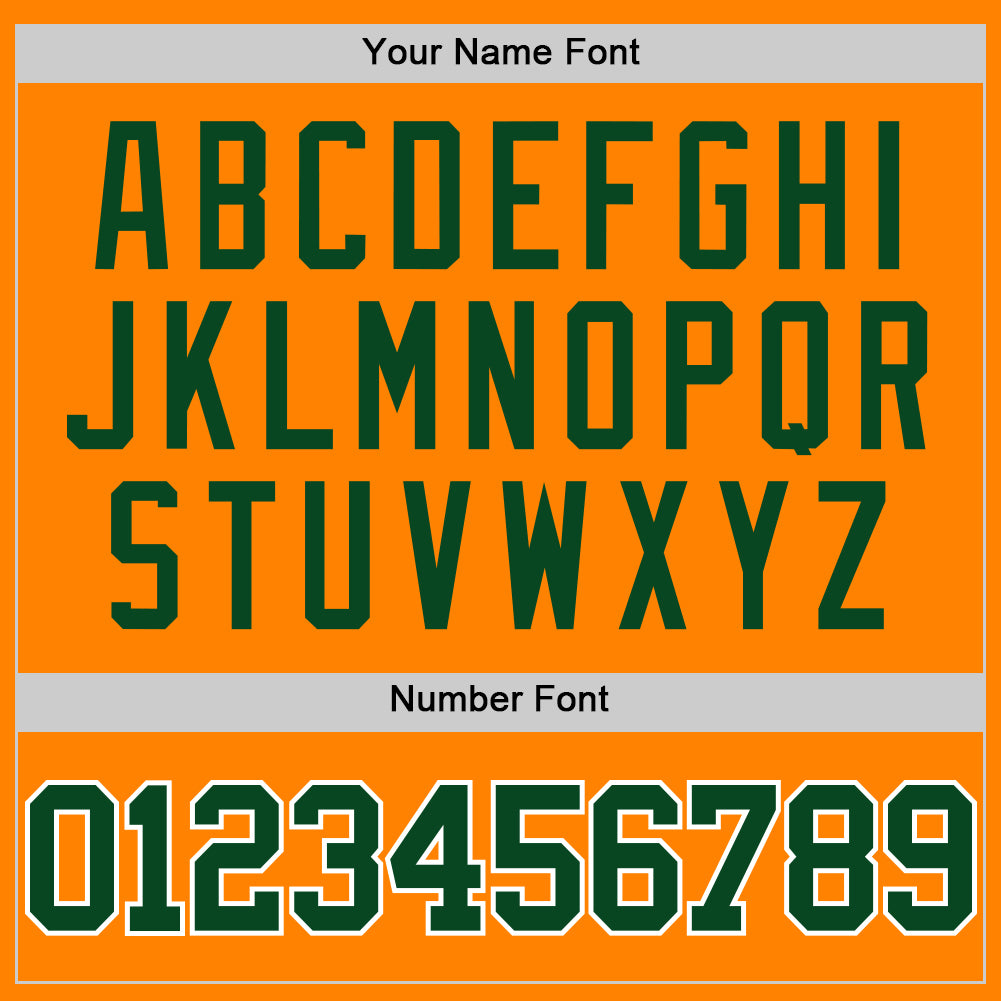 Custom Bay Orange Green-White Authentic Basketball Jersey - Sky-Custom