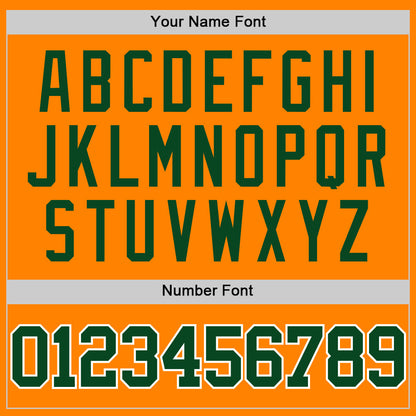 Custom Bay Orange Green-White Authentic Basketball Jersey - Sky-Custom