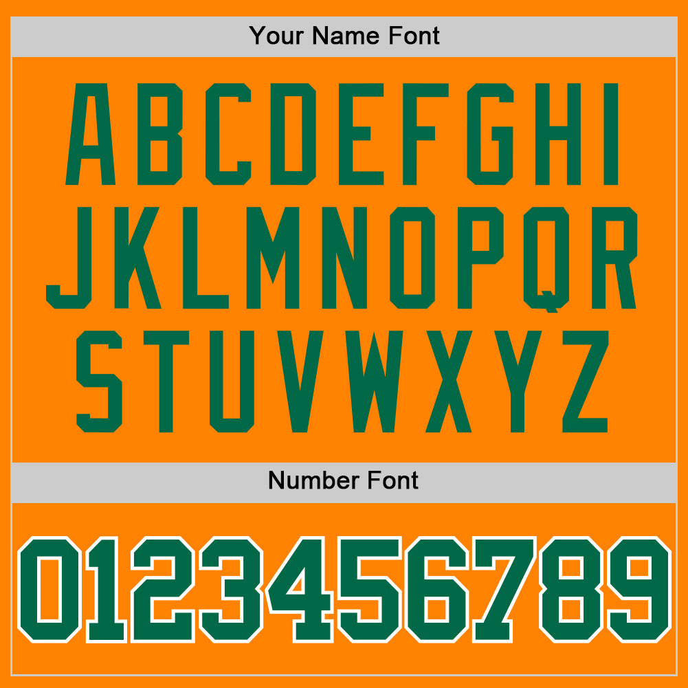 Custom Bay Orange Kelly Green-White Authentic Basketball Jersey - Sky-Custom
