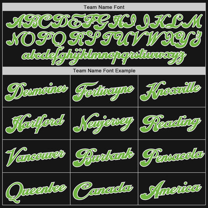 Custom Black Neon Green-White Authentic Throwback Basketball Jersey - Sky-Custom