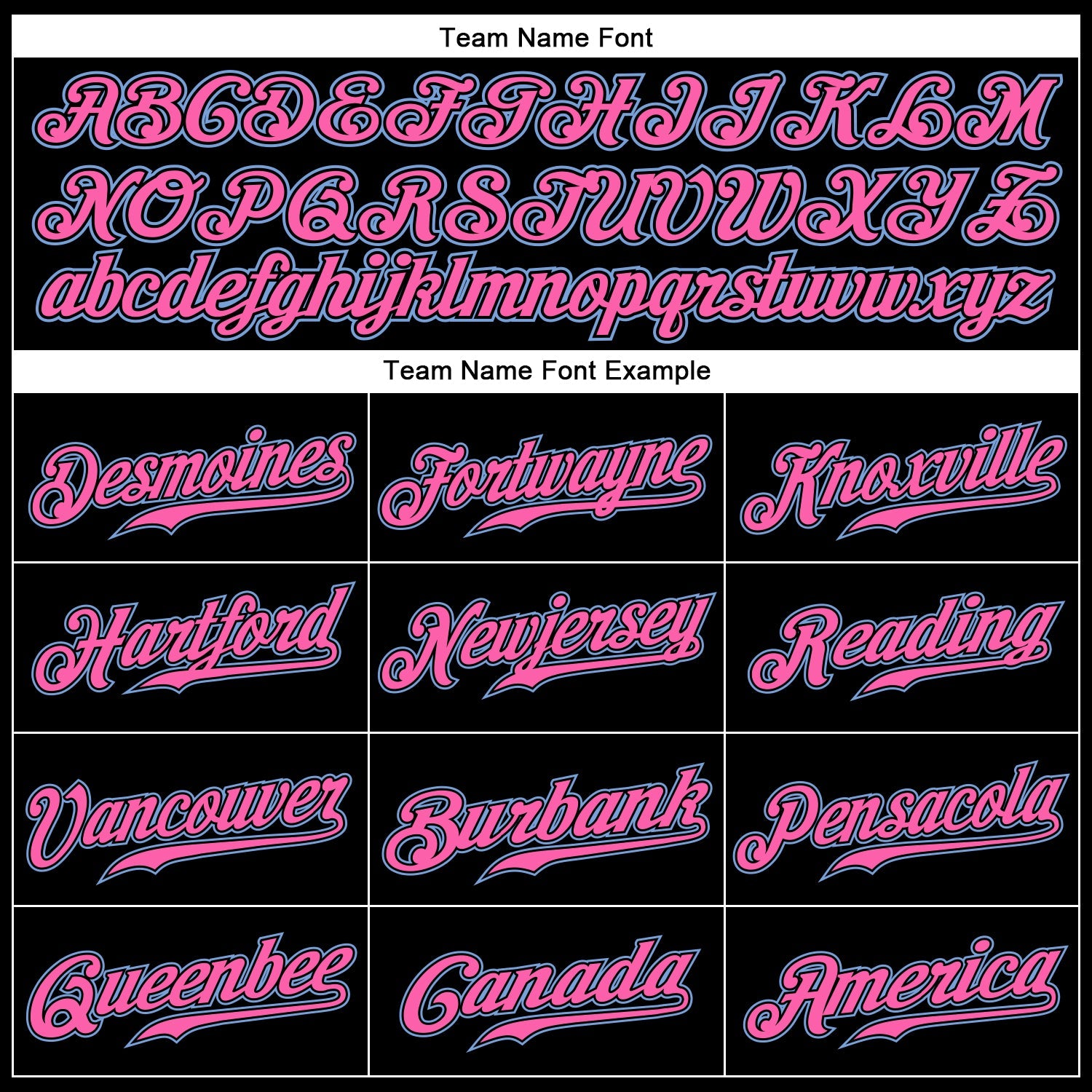 Custom Black White Pinstripe Pink-Light Blue Authentic Baseball Jersey - Sky-Custom