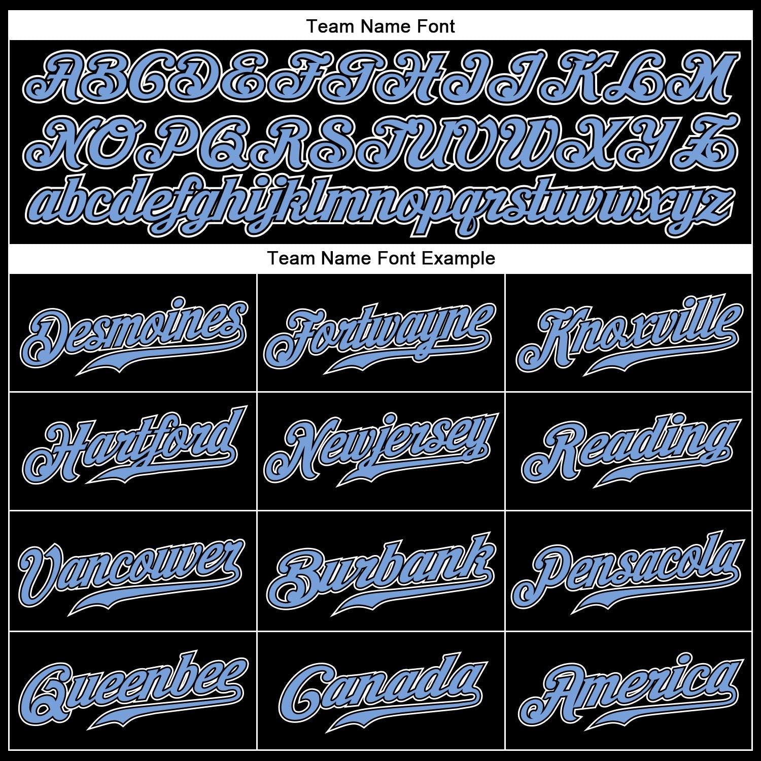 Custom Black Light Blue Pinstripe Light Blue-White Authentic Baseball Jersey - Sky-Custom