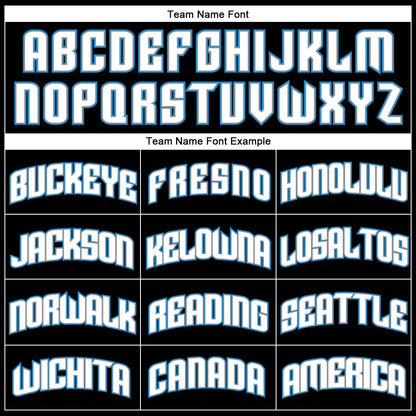 Custom Black Royal Pinstripe White-Blue Authentic Basketball Jersey - Sky-Custom