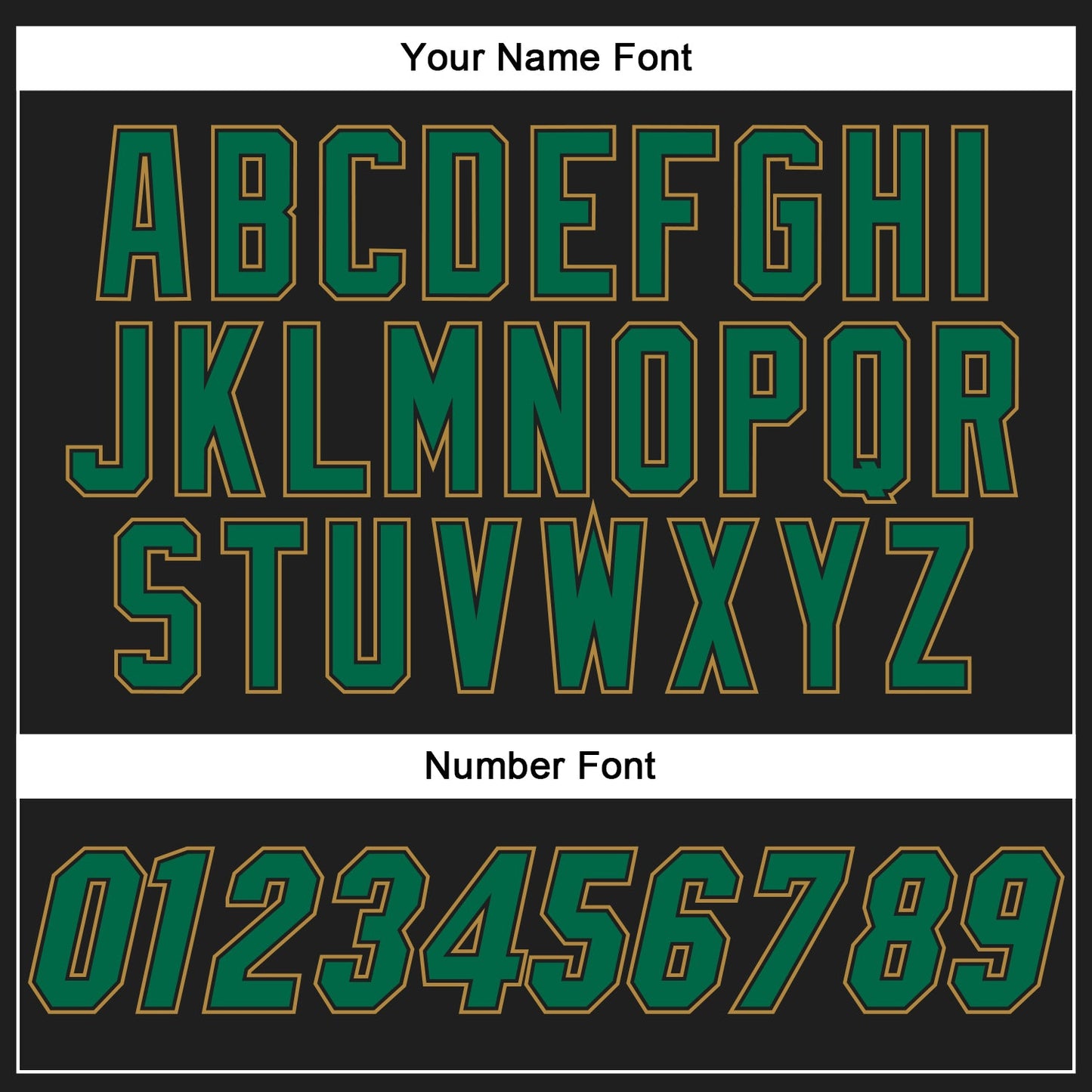 Custom Black Kelly Green-Old Gold Authentic Baseball Jersey - Sky-Custom