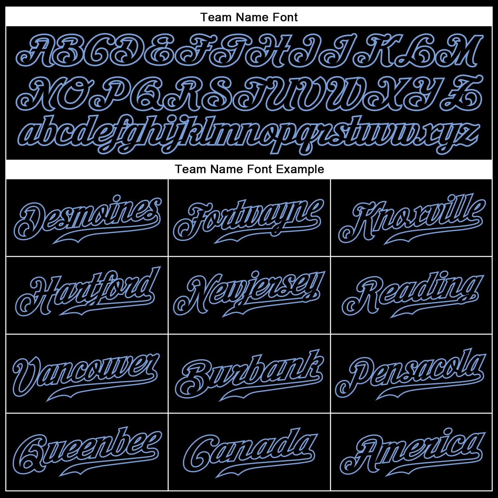 Custom Black Black-Light Blue Authentic Sleeveless Baseball Jersey - Sky-Custom