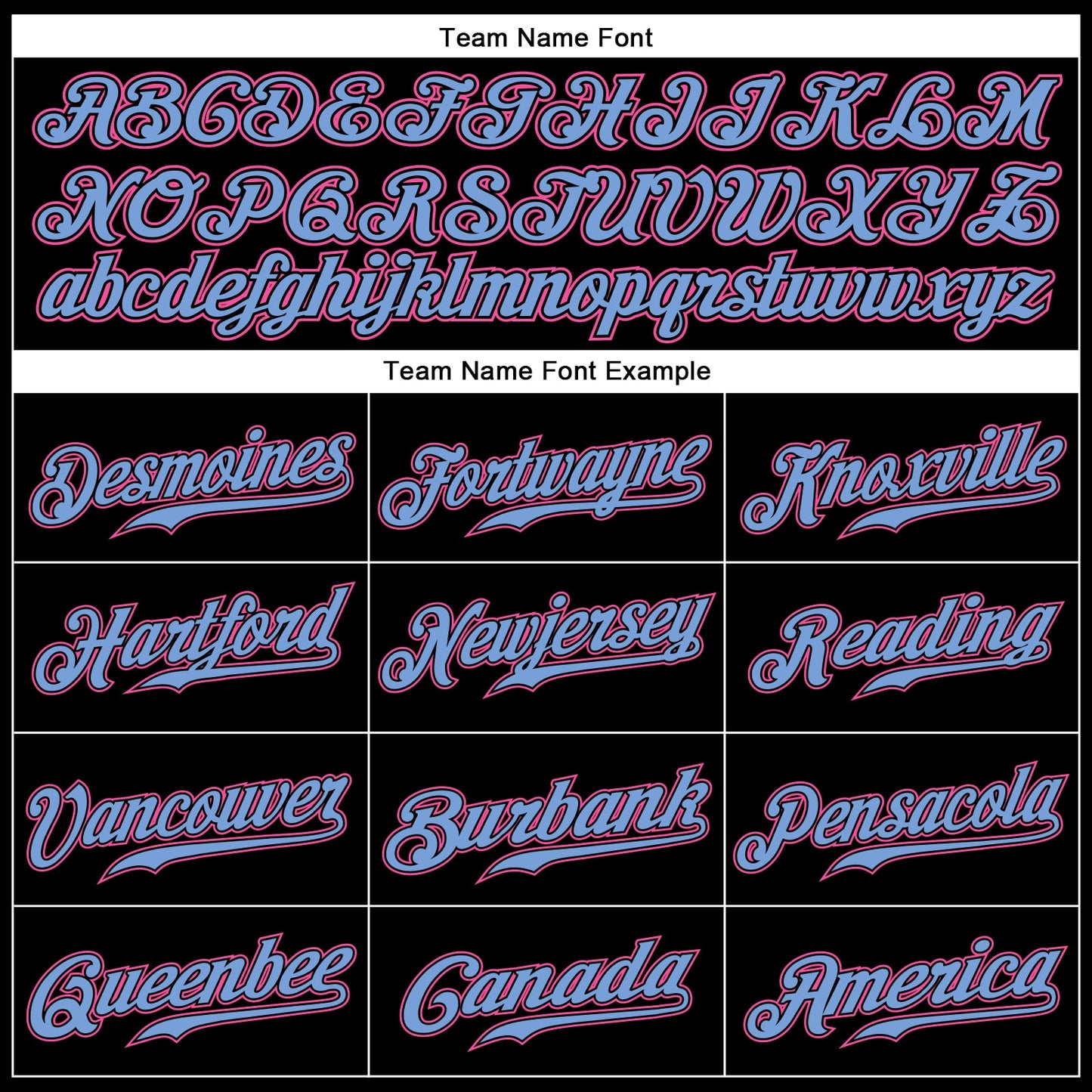 Custom Black Pink-Light Blue Authentic Sleeveless Baseball Jersey - Sky-Custom