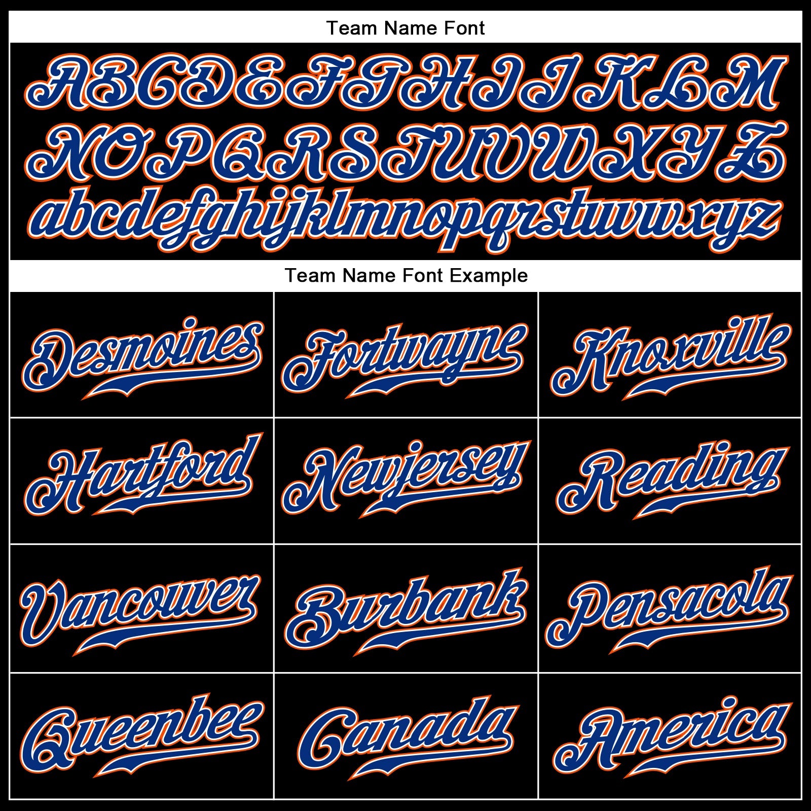 Custom Black Royal-Orange Authentic Sleeveless Baseball Jersey - Sky-Custom