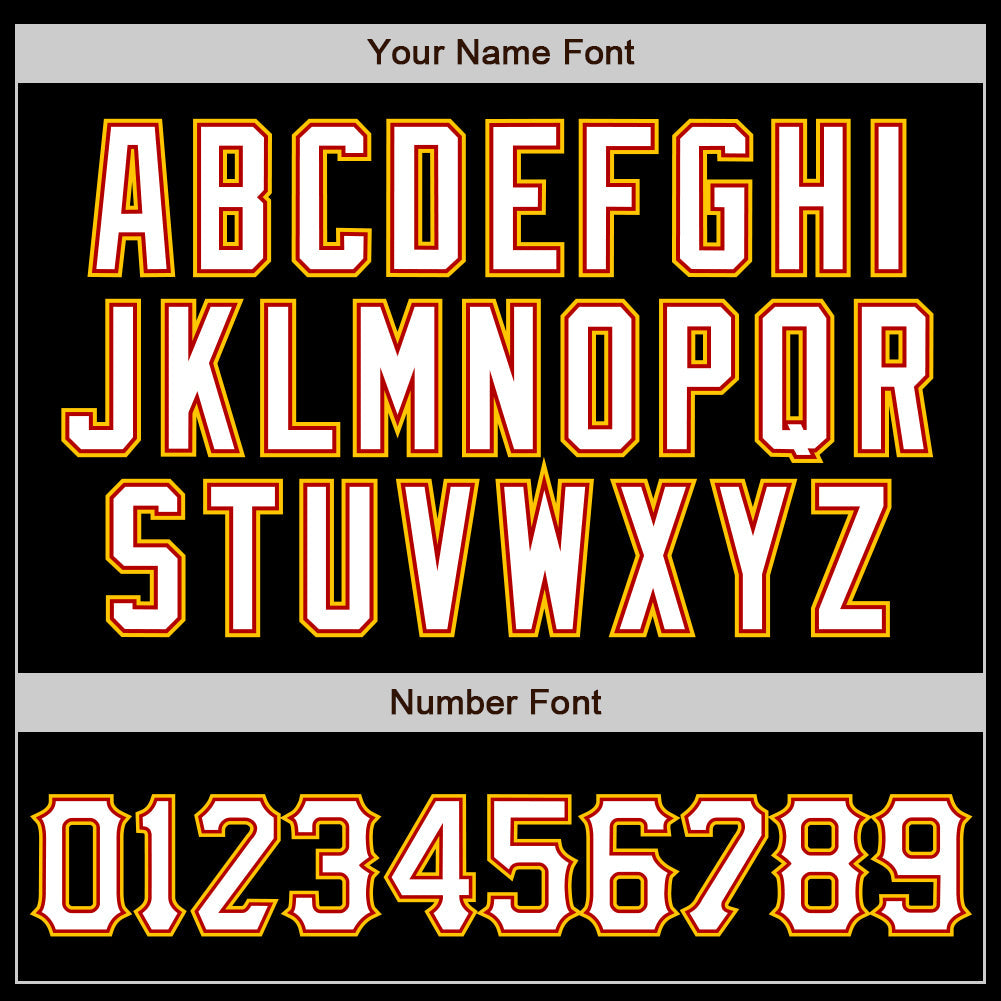 Custom Black White-Gold Authentic Baseball Jersey - Sky-Custom