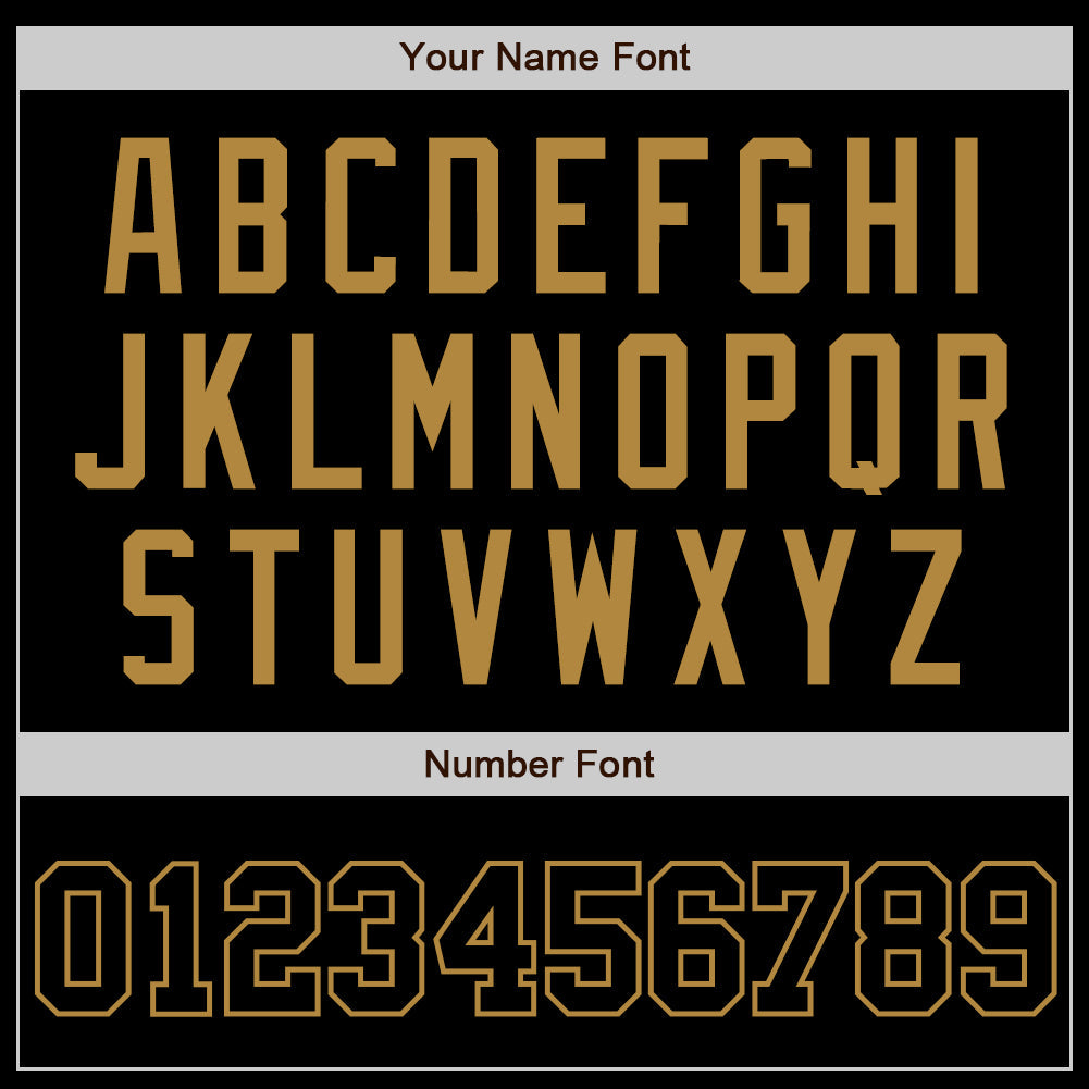 Custom Black Black-Old Gold Authentic Baseball Jersey - Sky-Custom