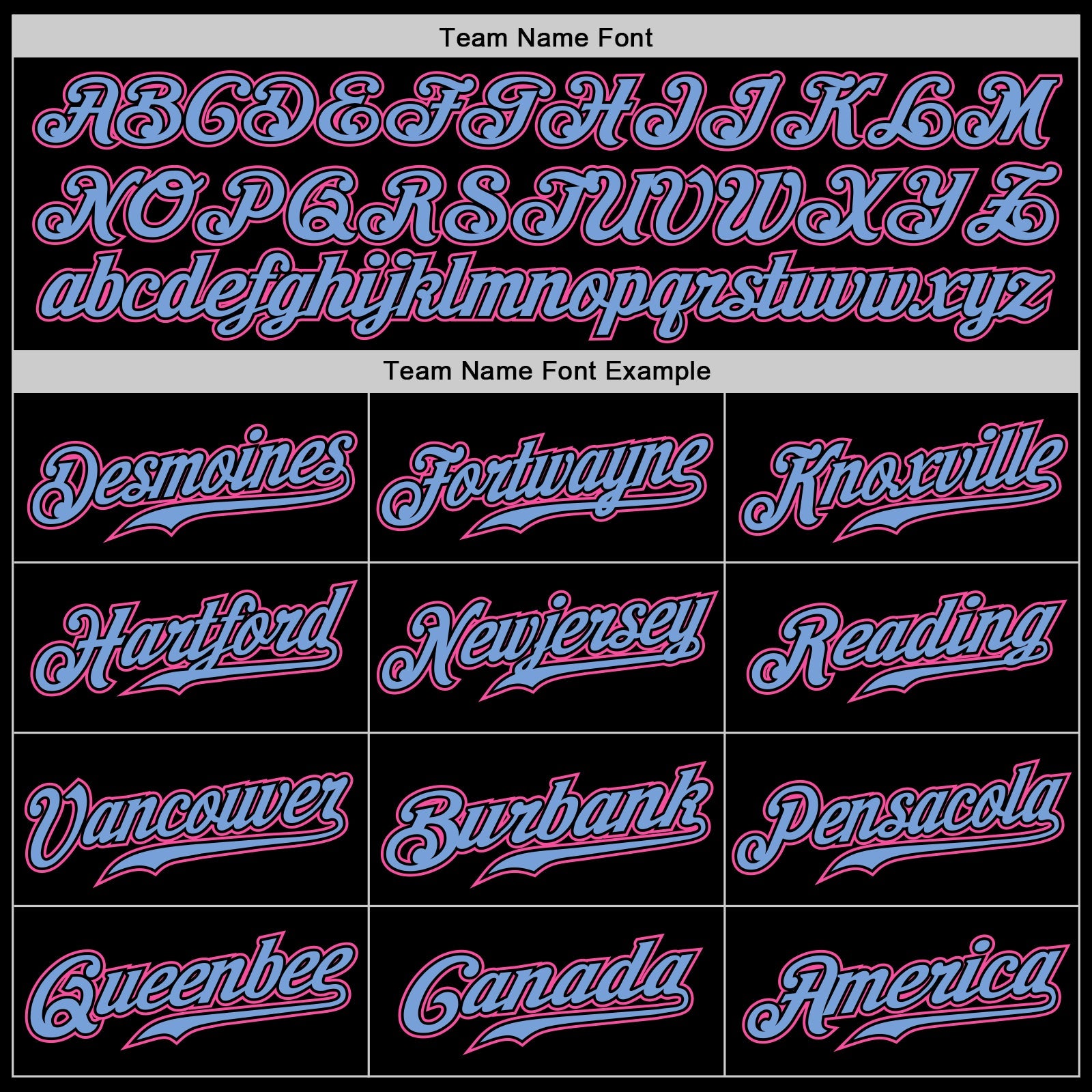 Custom Black Light Blue Pinstripe Pink-Light Blue Authentic Baseball Jersey - Sky-Custom
