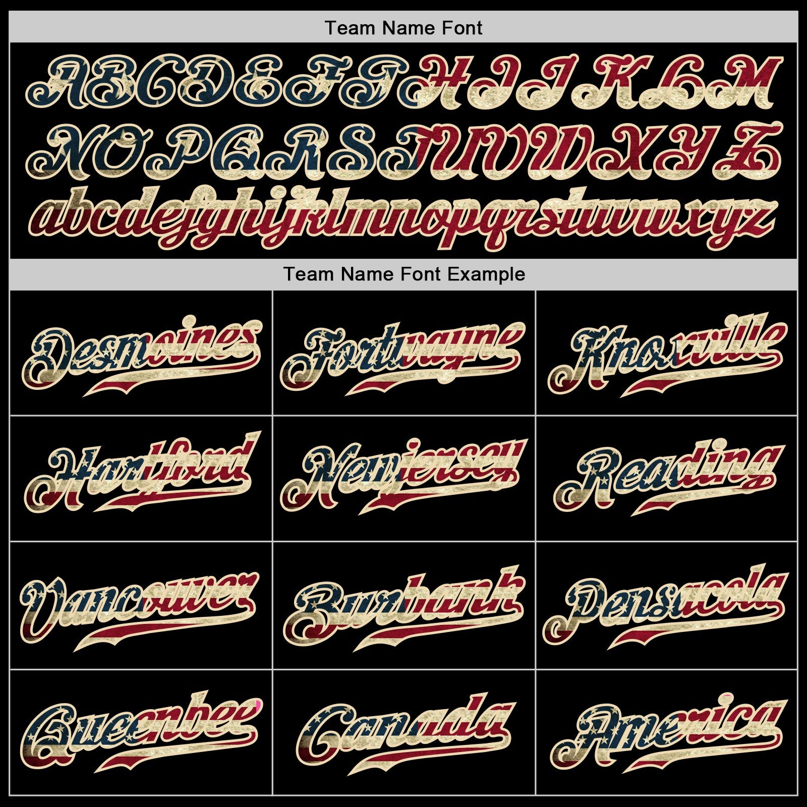 Custom Black Cream Pinstripe Vintage USA Flag-Cream Authentic Baseball Jersey - Sky-Custom