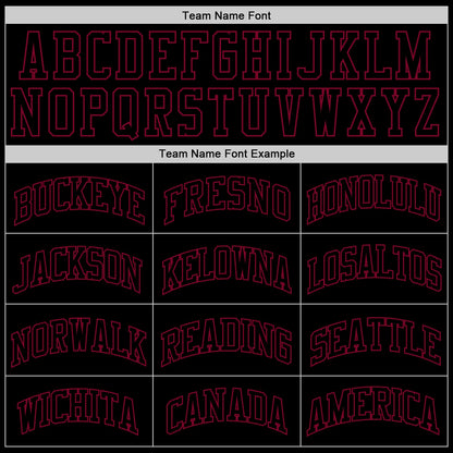 Custom Black Black-Maroon Authentic Throwback Basketball Jersey - Sky-Custom