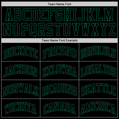 Custom Black Black-Kelly Green Authentic Throwback Basketball Jersey - Sky-Custom