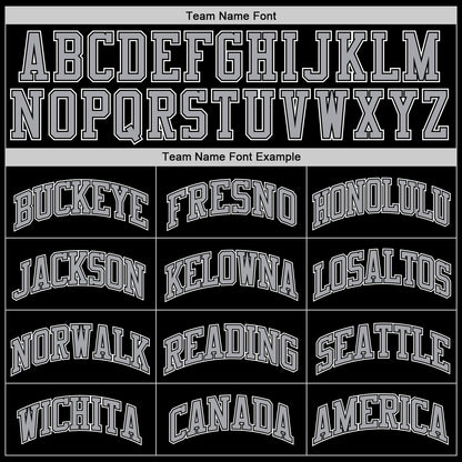 Custom Black Gray-White Authentic Throwback Basketball Jersey - Sky-Custom