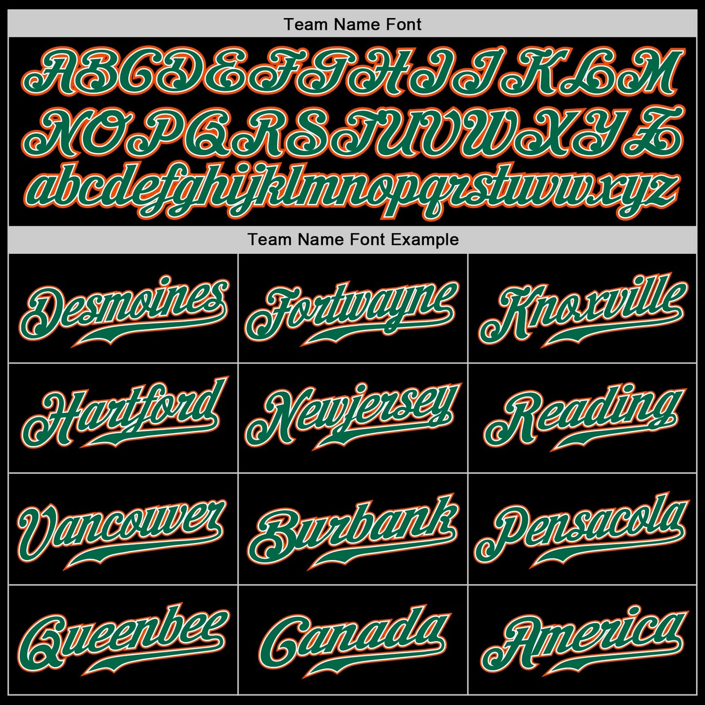 Custom Black Orange-Kelly Green Authentic Baseball Jersey - Sky-Custom