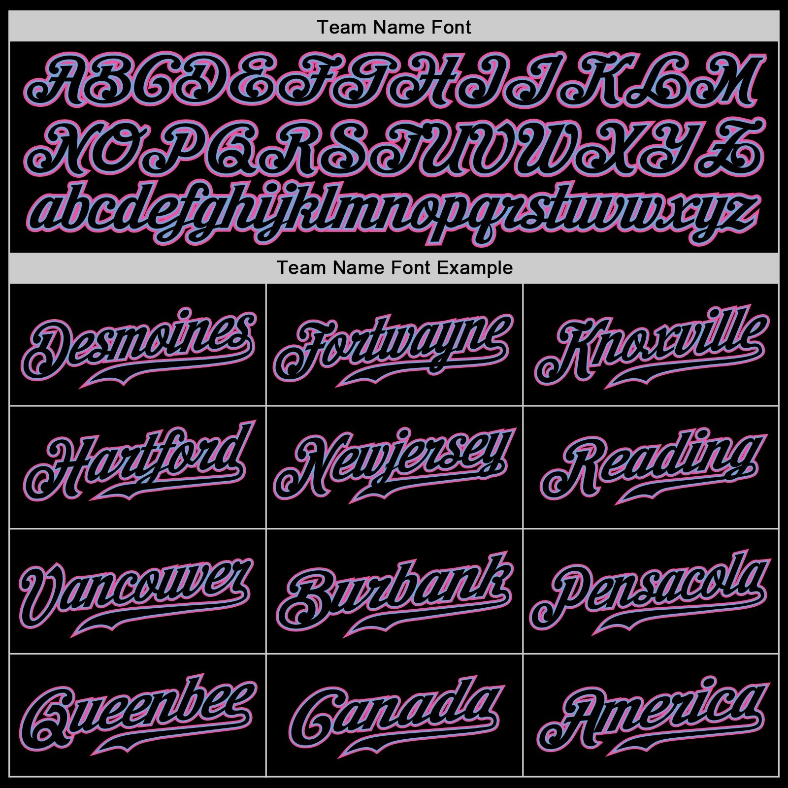 Custom Black Black Light Blue Pink-White Authentic Baseball Jersey - Sky-Custom