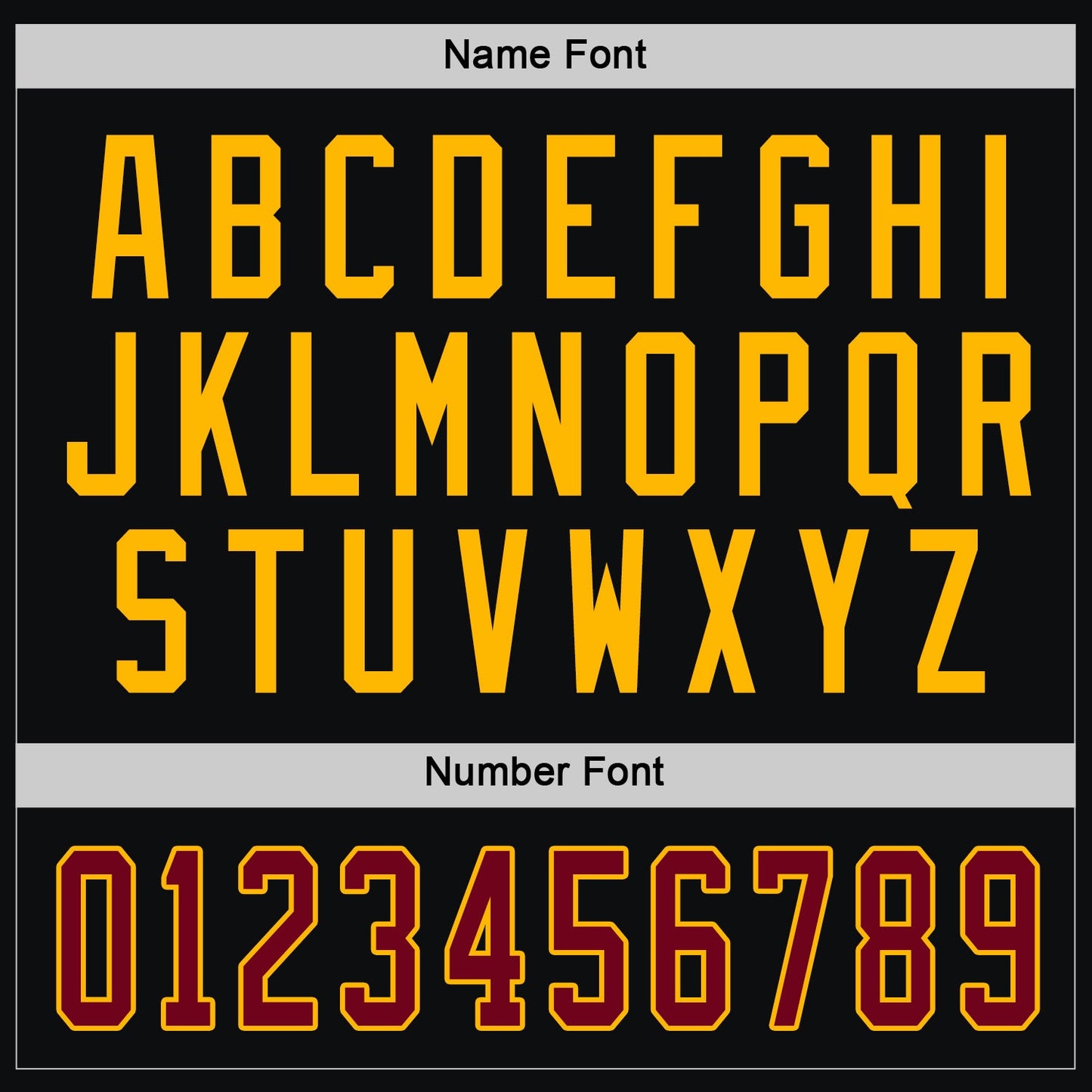 Custom Black Maroon-Gold Hockey Jersey - Sky-Custom