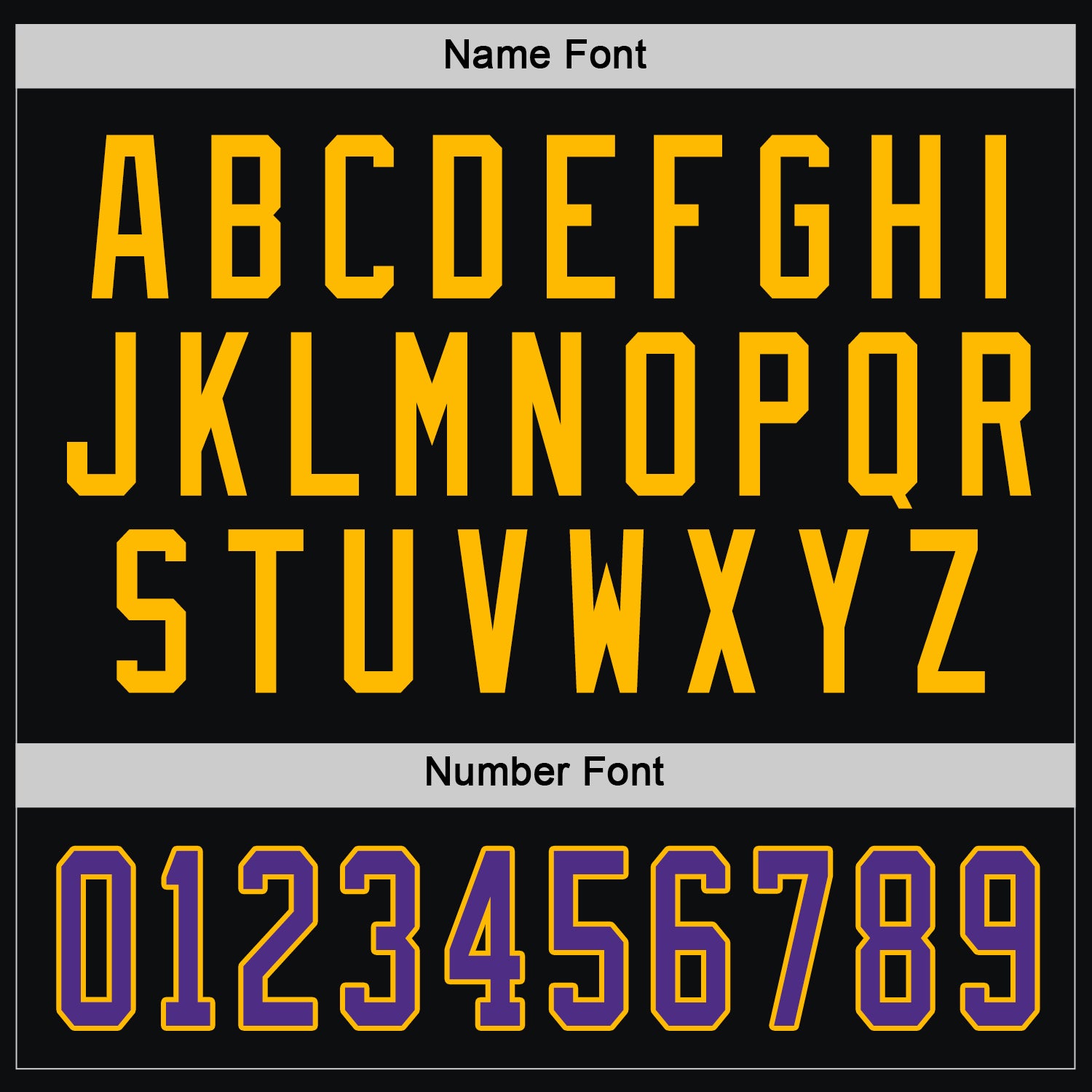 Custom Black Purple-Gold Hockey Jersey - Sky-Custom