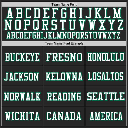 Custom Black Kelly Green-White Mesh Authentic Football Jersey - Sky-Custom