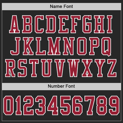 Custom Black Cardinal-White Mesh Authentic Football Jersey - Sky-Custom