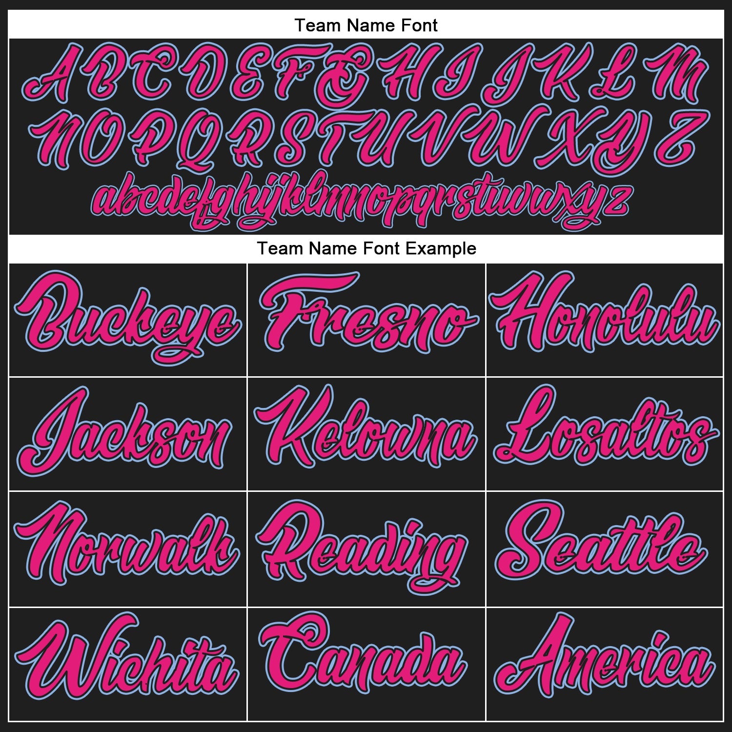 Custom Black Light Blue-Hot Pink Authentic Baseball Jersey - Sky-Custom