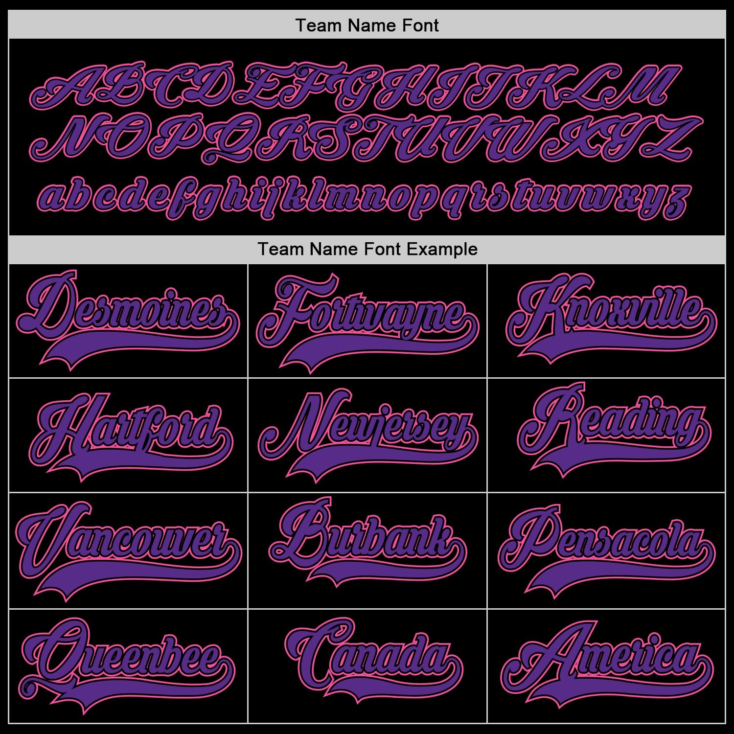 Custom Black Pink-Purple Hockey Jersey - Sky-Custom