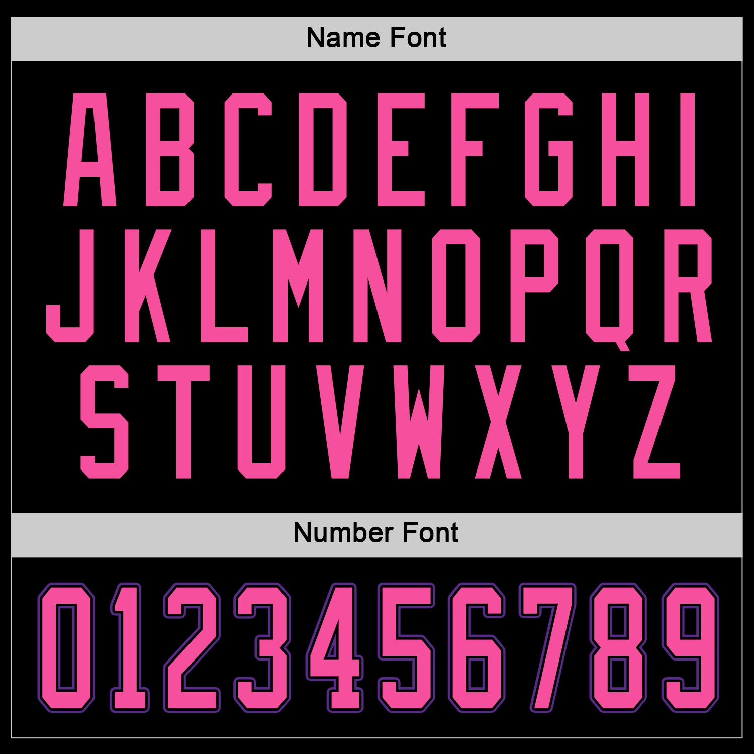 Custom Black Pink-Purple Hockey Jersey - Sky-Custom