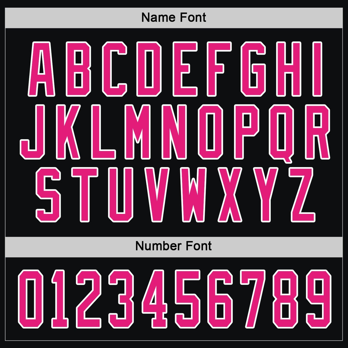 Custom Black Hot Pink-White Hockey Jersey - Sky-Custom