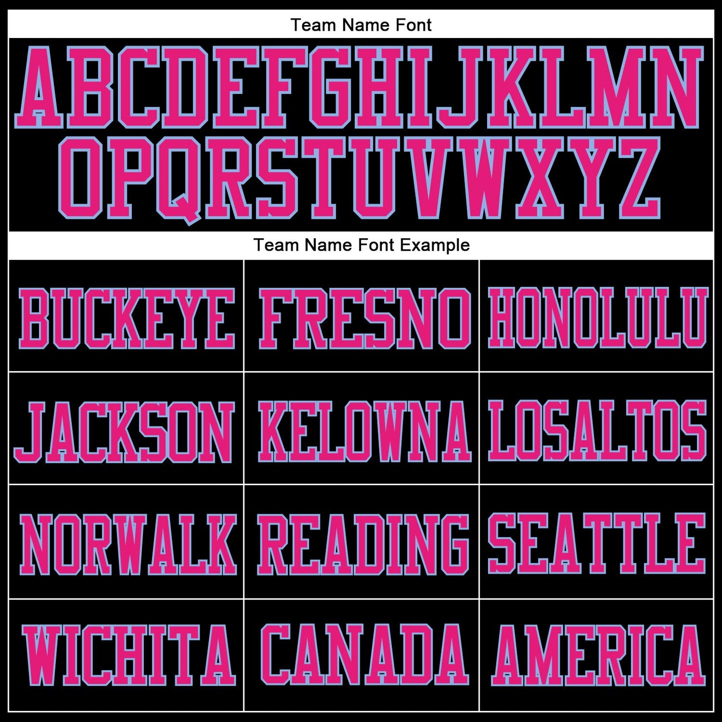 Custom Black Hot Pink-Light Blue Mesh Authentic Football Jersey - Sky-Custom