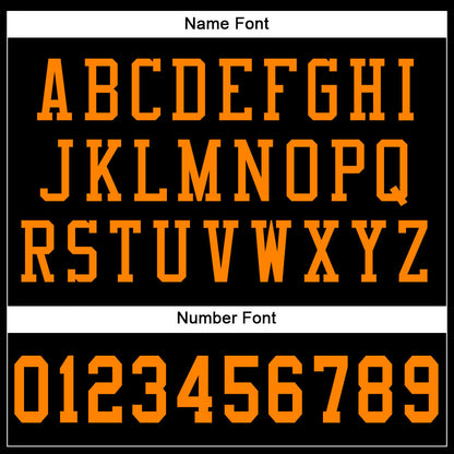 Custom Black Bay Orange Mesh Authentic Football Jersey - Sky-Custom