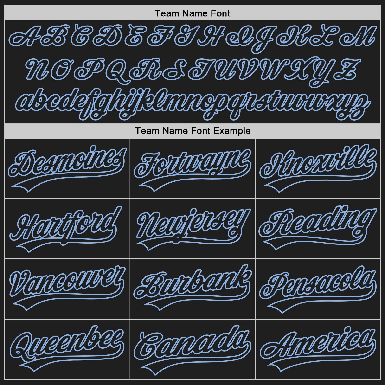 Custom Black Black-Light Blue Authentic Baseball Jersey - Sky-Custom