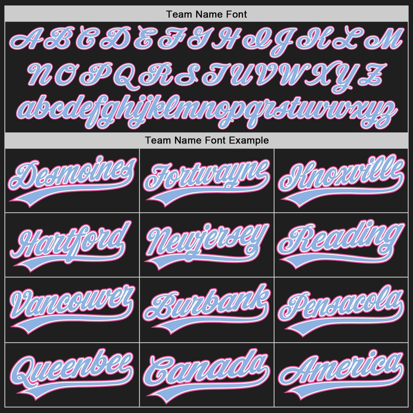 Custom Black Pink-Light Blue Authentic Baseball Jersey - Sky-Custom