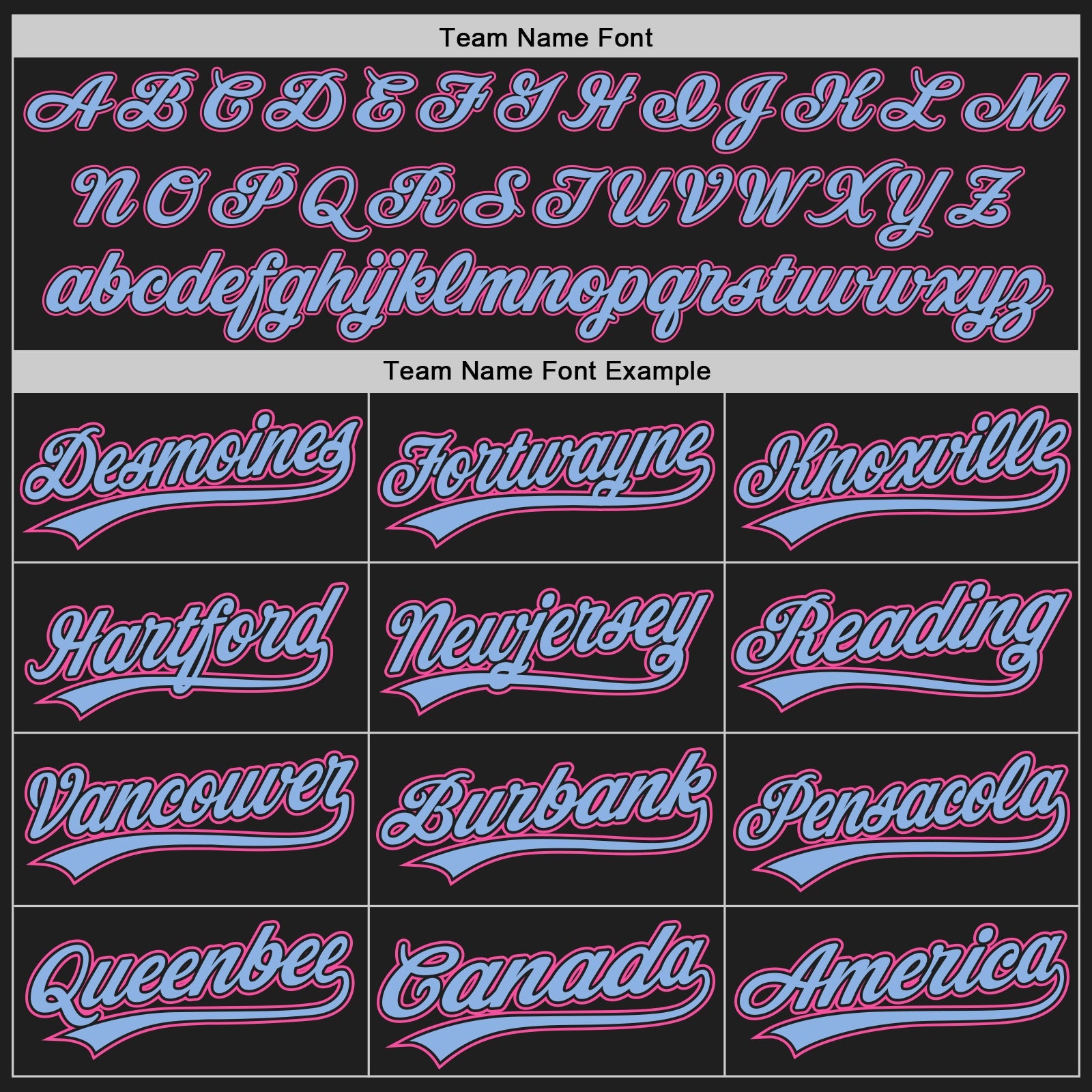 Custom Black Light Blue Pinstripe Pink Authentic Baseball Jersey - Sky-Custom