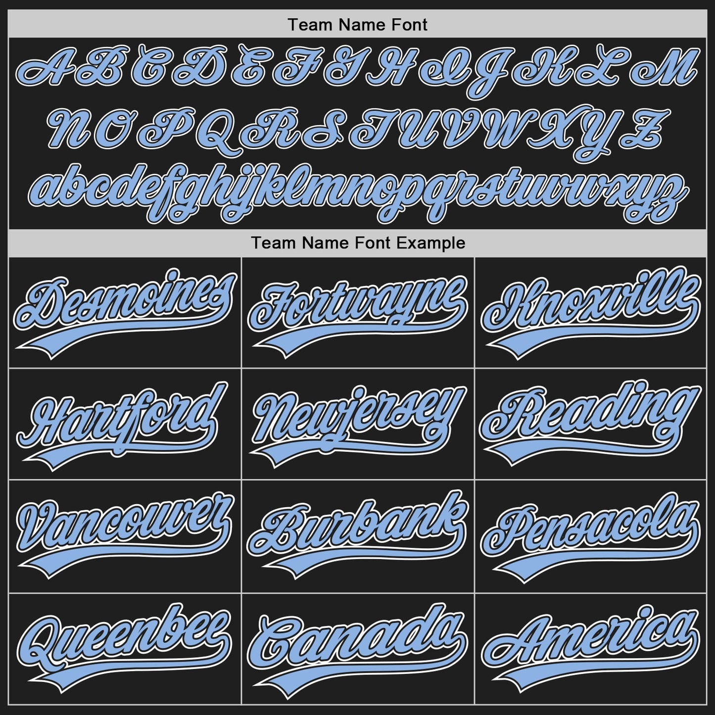 Custom Black Light Blue Pinstripe Light Blue-White Authentic Baseball Jersey - Sky-Custom