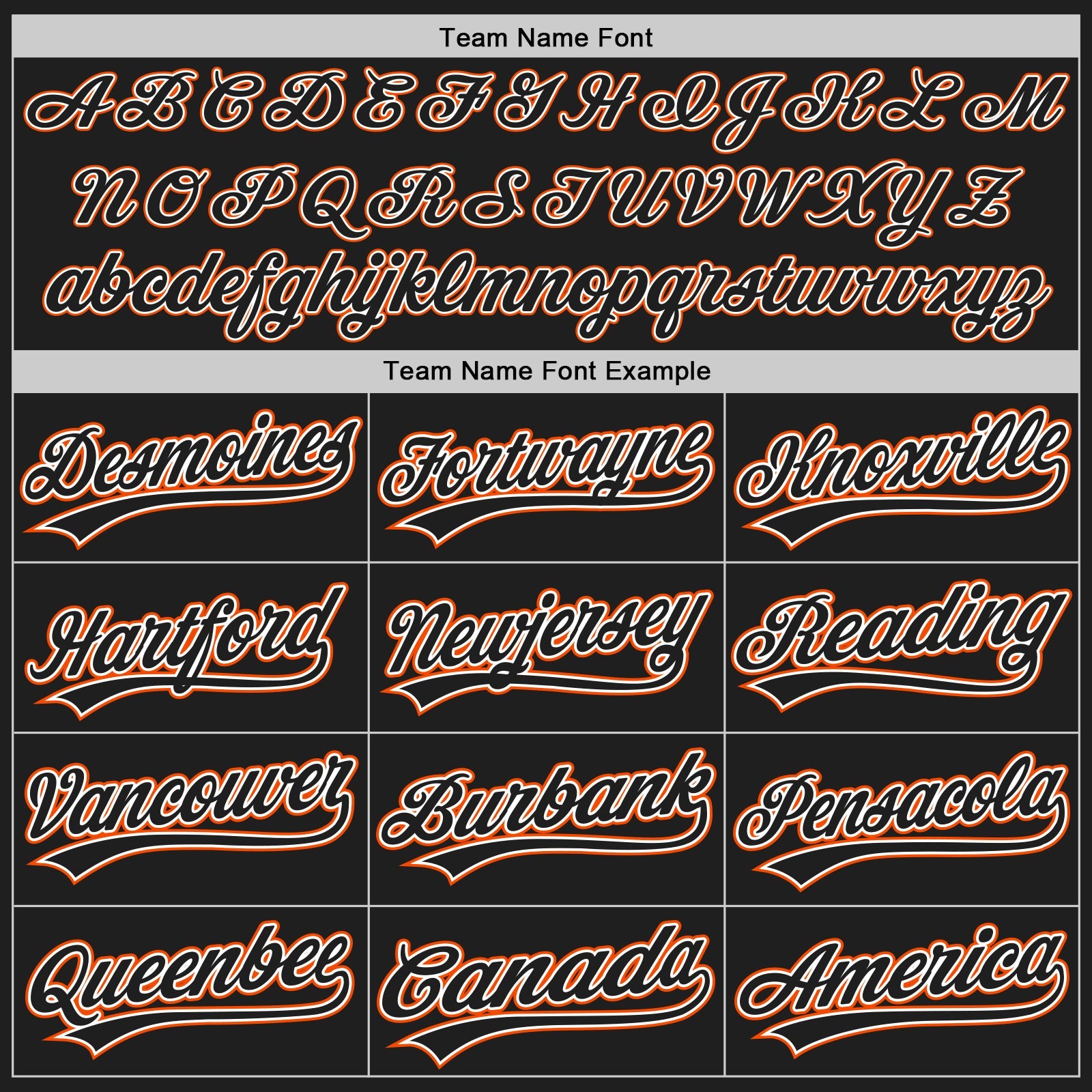 Custom Black Orange Pinstripe Black-White Authentic Baseball Jersey - Sky-Custom