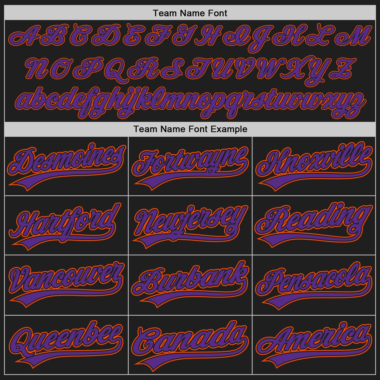 Custom Black Orange Pinstripe Purple Authentic Baseball Jersey - Sky-Custom