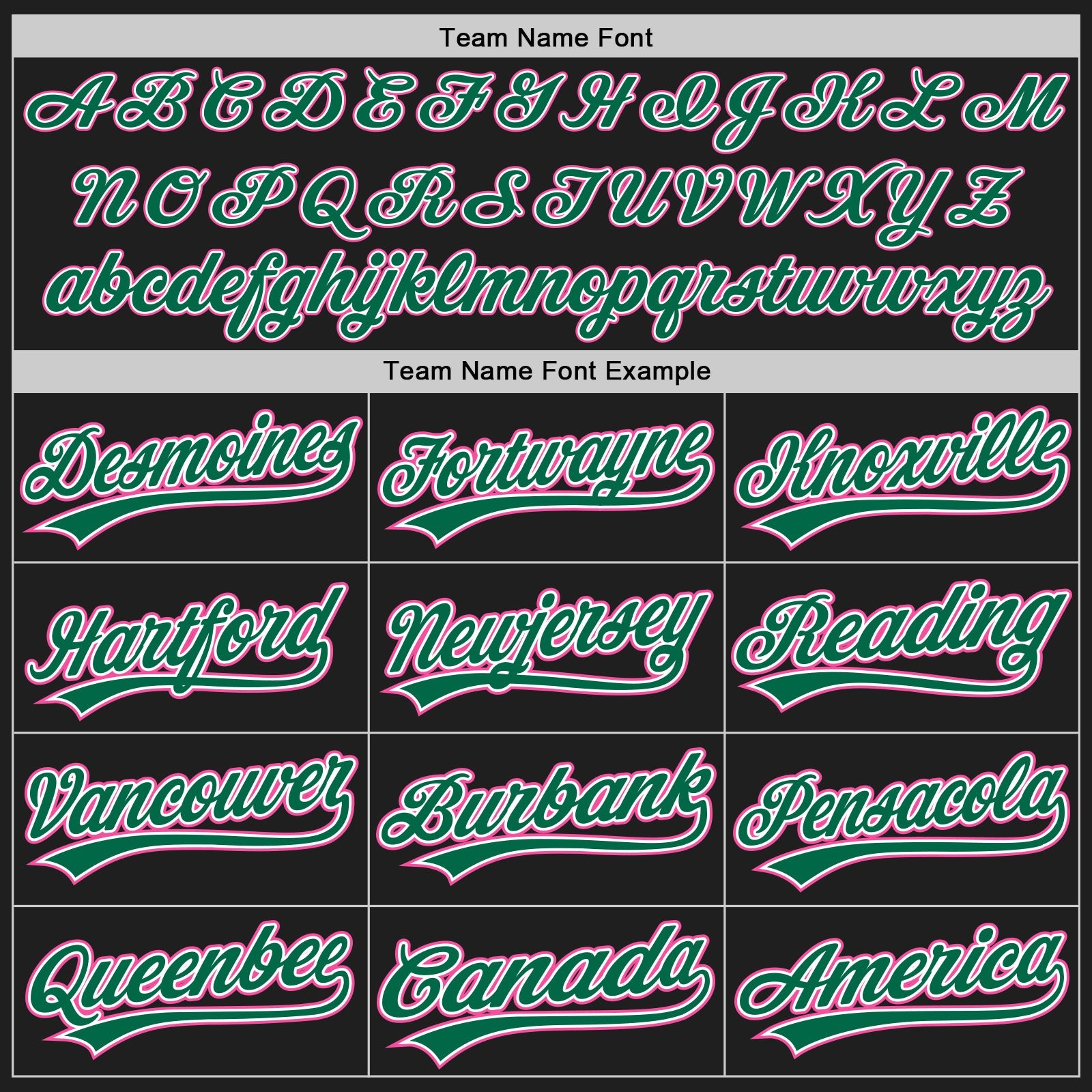 Custom Black Pink Pinstripe Pink-Kelly Green Authentic Baseball Jersey - Sky-Custom