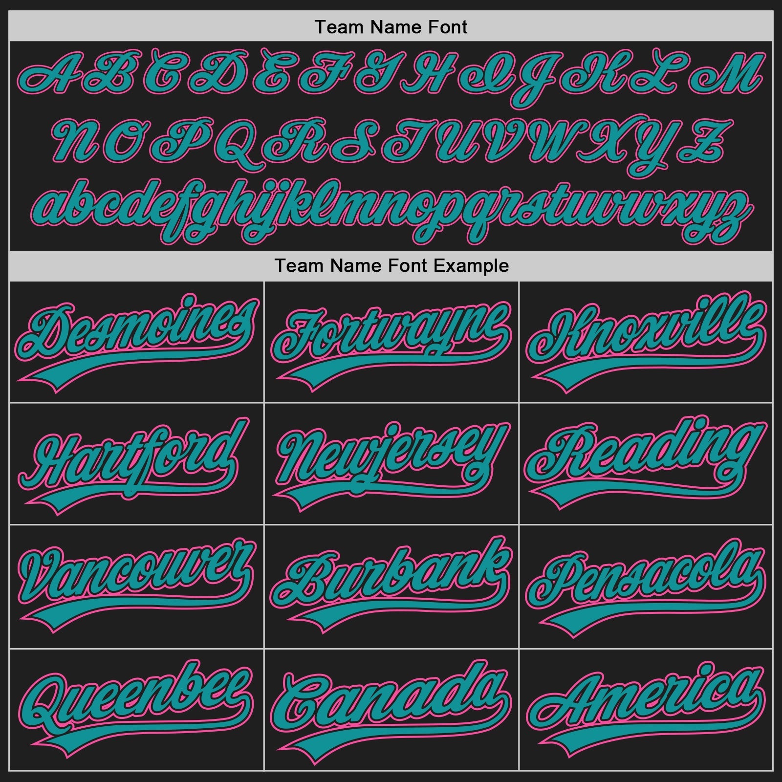 Custom Black Pink Pinstripe Pink-Teal Authentic Baseball Jersey - Sky-Custom