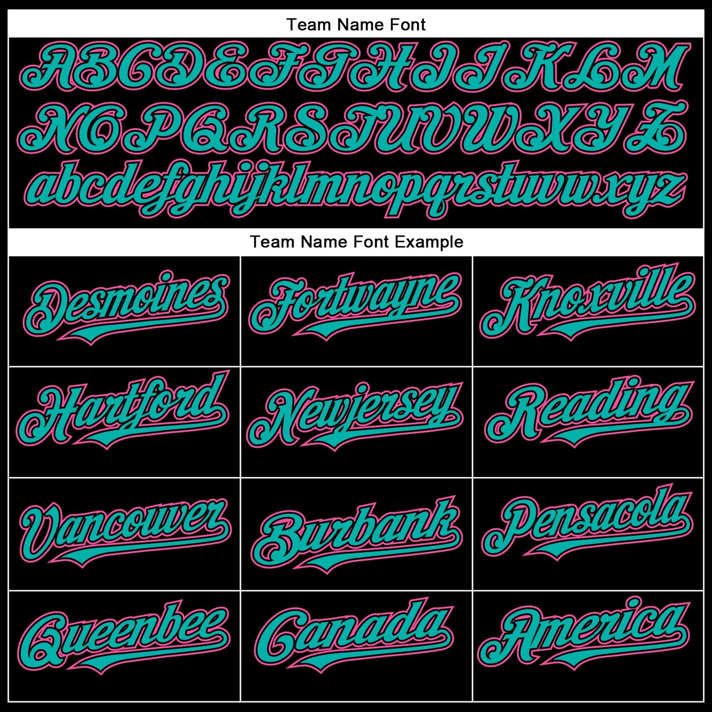 Custom Black Pink-Aqua Authentic Baseball Jersey - Sky-Custom