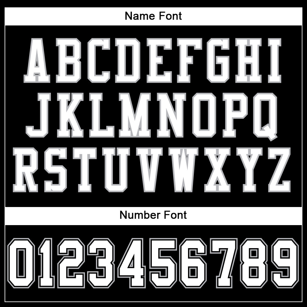 Custom Black White-Gray Mesh Authentic Football Jersey - Sky-Custom