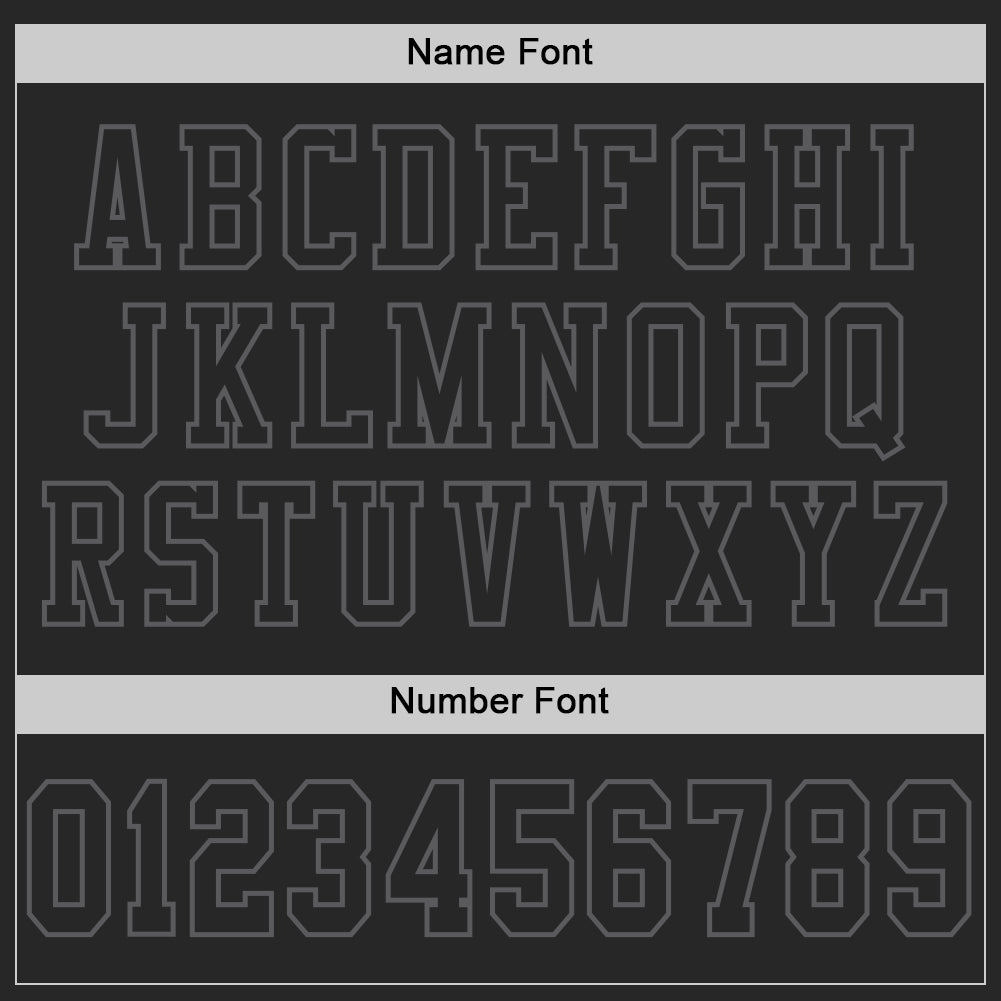 Custom Black Steel Gray Mesh Authentic Football Jersey - Sky-Custom