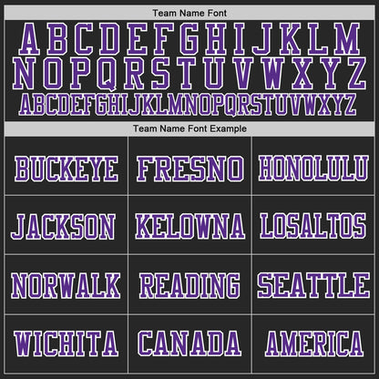 Custom Black Teal-Purple Mesh Authentic Football Jersey - Sky-Custom