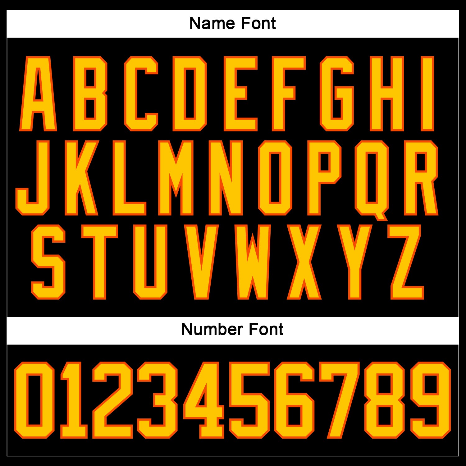 Custom Black Yellow-Orange Hockey Lace Neck Jersey - Sky-Custom
