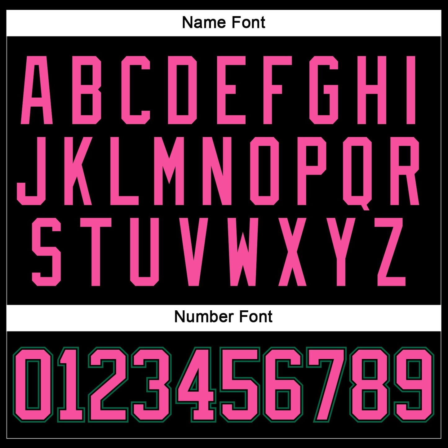 Custom Black Pink-Kelly Green Hockey Lace Neck Jersey - Sky-Custom
