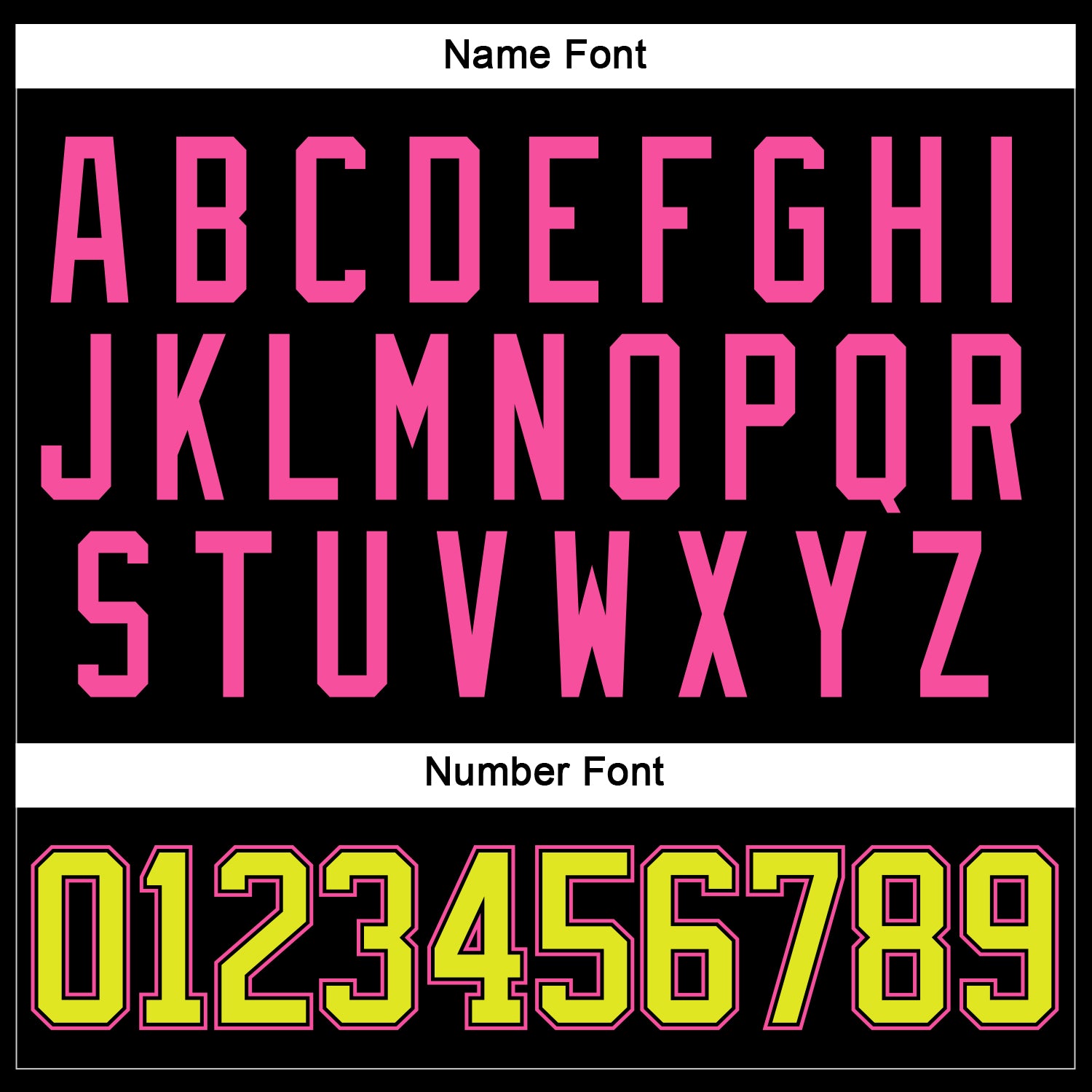 Custom Black Neon Yellow-Pink Hockey Lace Neck Jersey - Sky-Custom