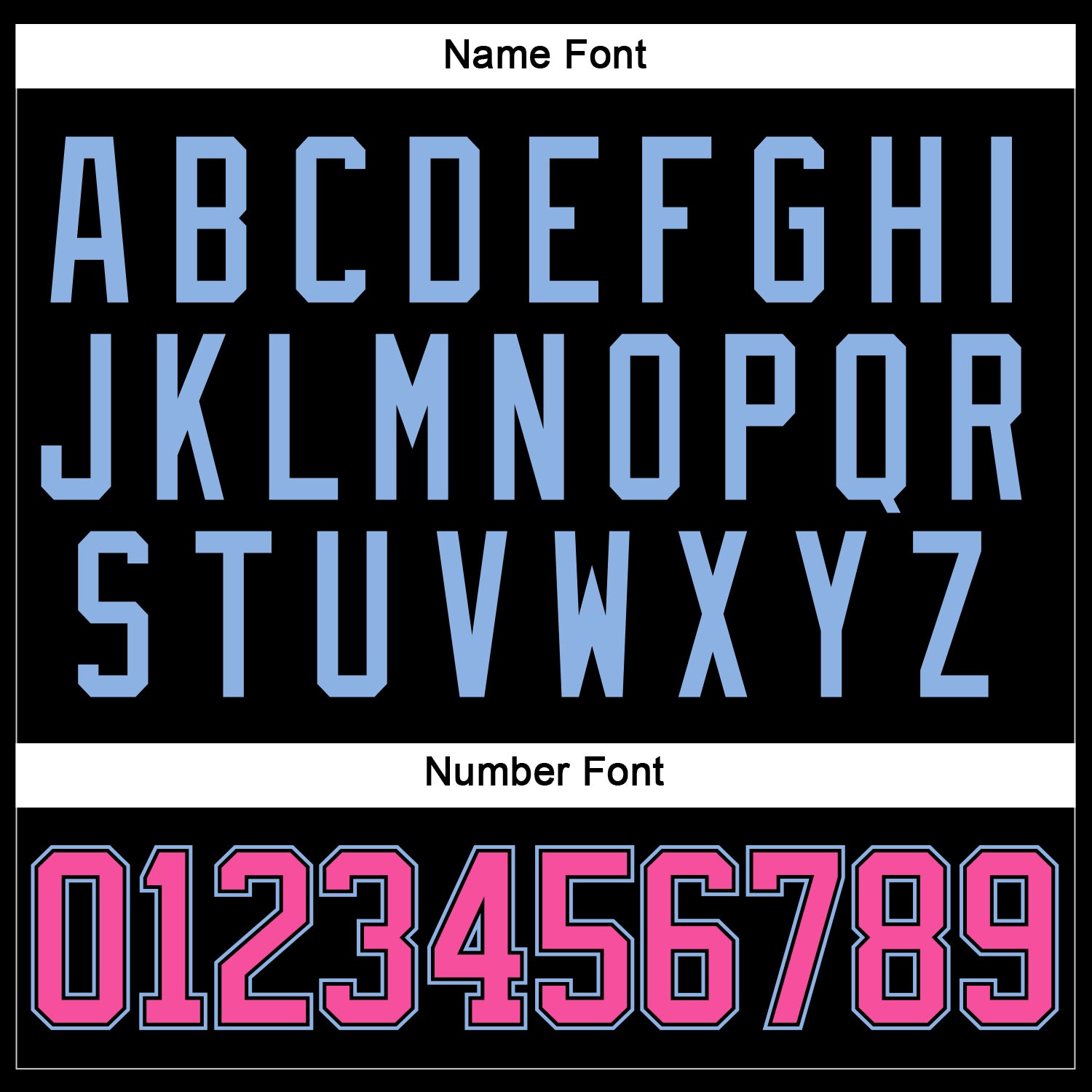 Custom Black Pink-Light Blue Hockey Lace Neck Jersey - Sky-Custom