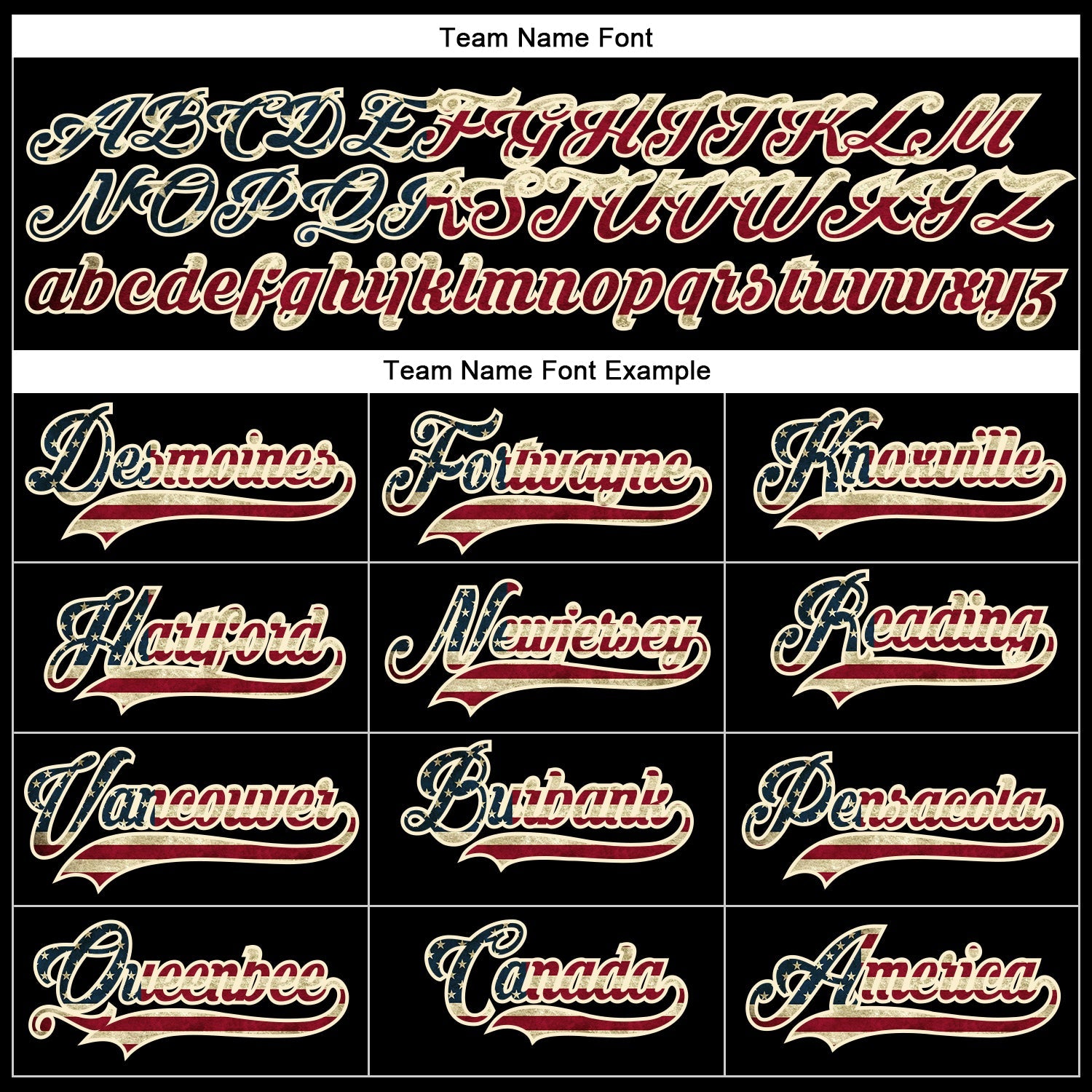 Custom Black Vintage USA Flag Cream-Crimson Hockey Lace Neck Jersey - Sky-Custom