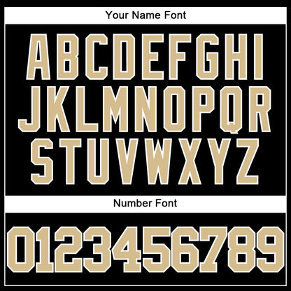 Custom Black Vegas Gold-White Authentic Baseball Jersey - Sky-Custom