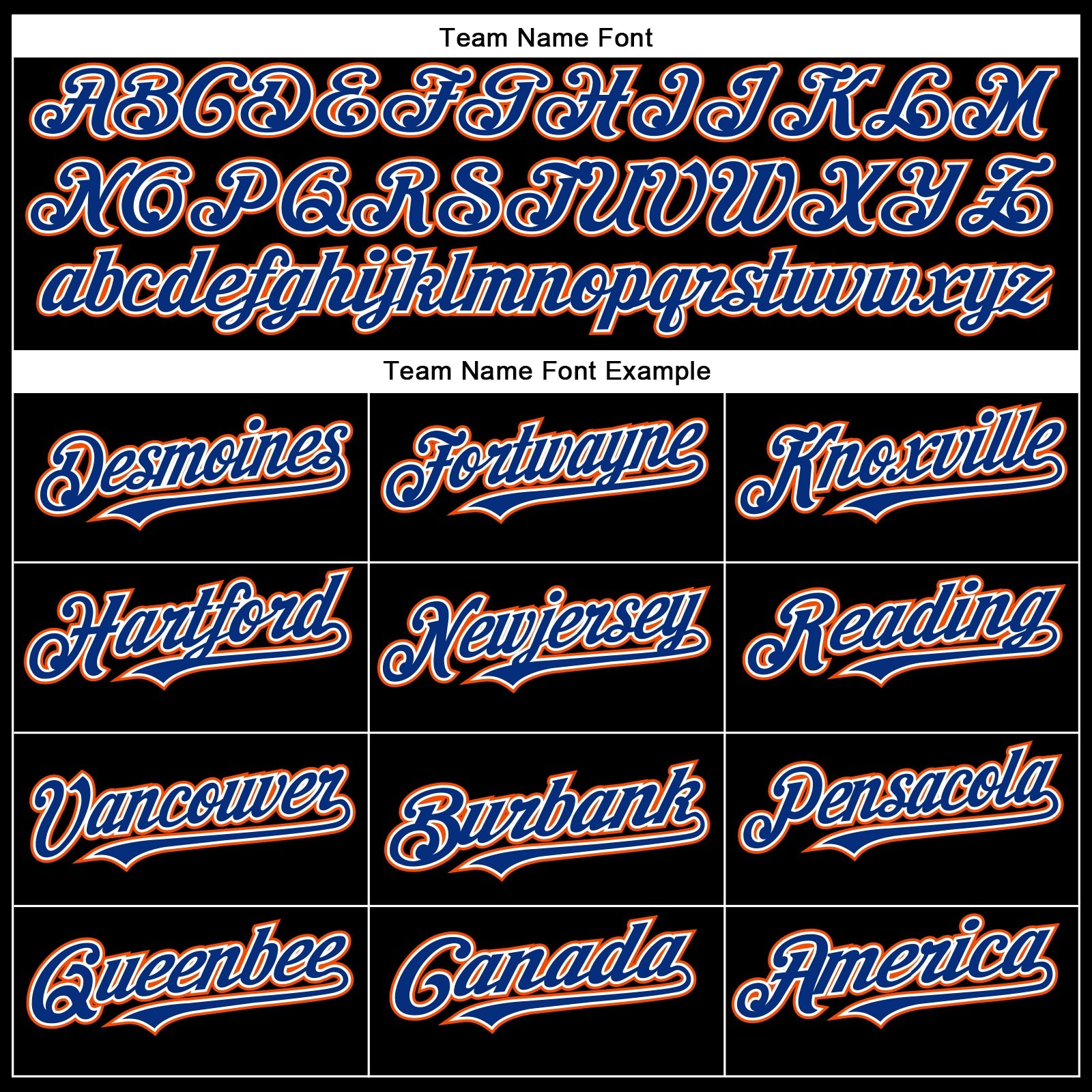 Custom Black Royal-Orange Authentic Baseball Jersey - Sky-Custom