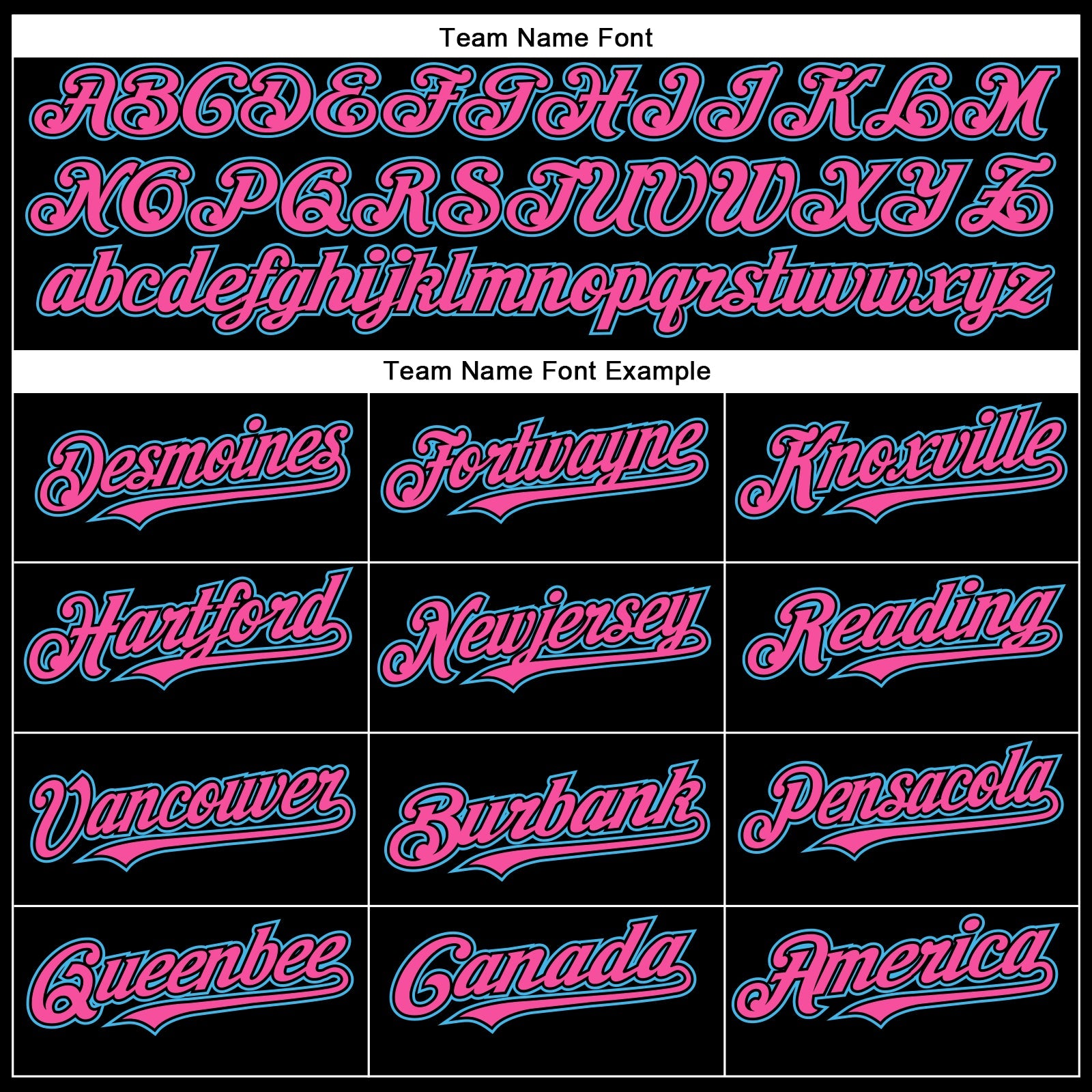 Custom Black Sky Blue-Pink Authentic Baseball Jersey - Sky-Custom